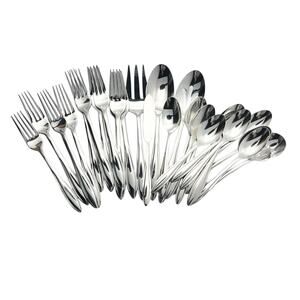 Lenox “Sculpt” 31-Piece 18/10 Stainless Flatware Set